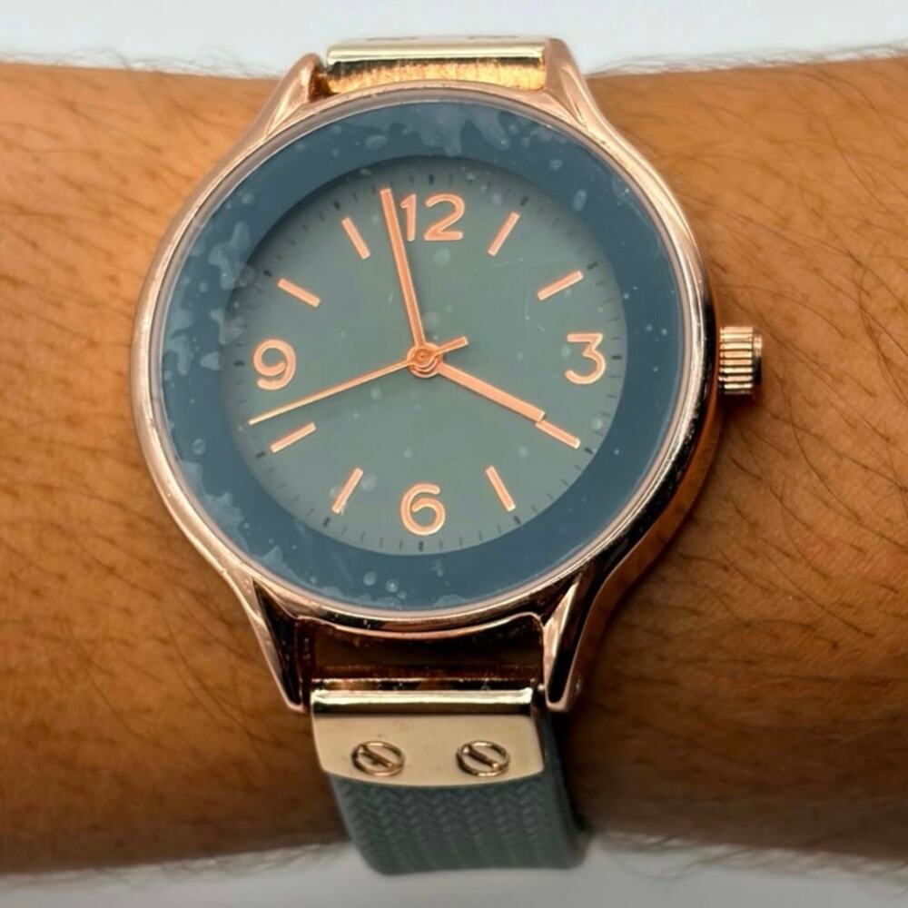 Rose Gold & Gray Watch
